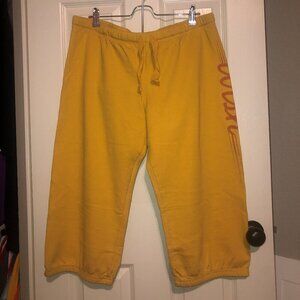 Mossimo Supply Co. gold WISH crop joggers size XL - barely worn